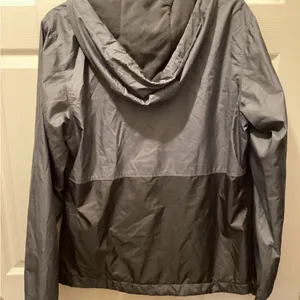Columbia Gray & Black Jacket with Coral Drawcords thumbnail 4