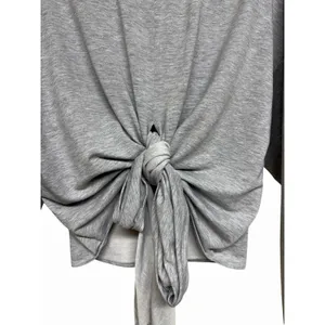 Alo Yoga Dreamy Wrap Pullover Sweatshirt Heather Gray Women's‎ Size Large thumbnail 7