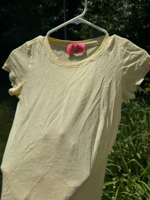 Short Sleeve Juicy Couture Tee Yellow thumbnail 4