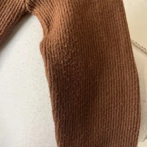 White Fox Brown Ribbed Long Sleeve thumbnail 6