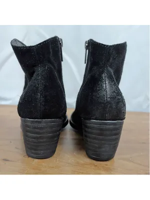 Ladies' Born Side Zip Black Suede Ankle Boots 6.5M Size 6.5 thumbnail 7