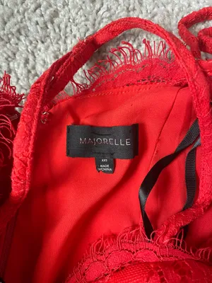 MAJORELLE Oracle Gown Red XXS thumbnail 3