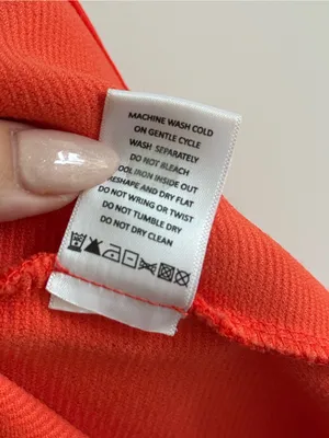 NBD Revolve Kade Midi Dress Red Orange One Shoulder Side Slit Bodycon Dress S thumbnail 7