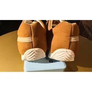 New Brown Faux Suede Sneakers Sz 9 thumbnail 6