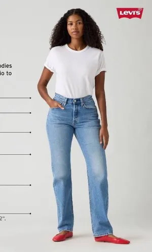 Levi’s women 501 curve jeans thumbnail 1