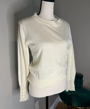 Earth music and ecology sweater. Fits US XS thumbnail 1