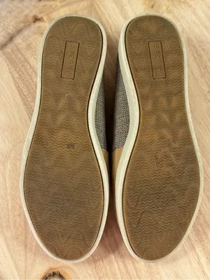Sperry Oasis Loft Linen‎ Leather Boat Shoes Tan Women’s 9.5 Nautical Preppy thumbnail 9