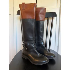 Marc Fisher Audrey buckle tall riding boot size 7 wide thumbnail 2