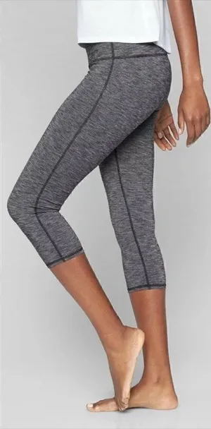 ATHLETA Chaturanga Capri Legging Charcoal Gray thumbnail 1