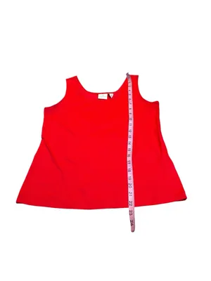 CHICO’S stretchy red tank thumbnail 2