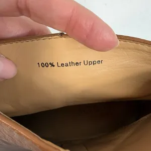 J.Crew Sz 9.5‎ Reagan Leather Ankle Boots Brown Leather Booties Women's G7871 thumbnail 7