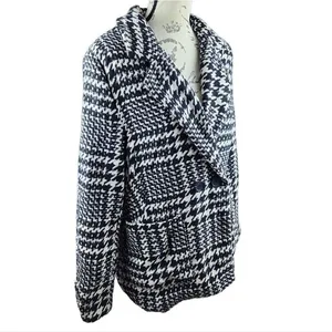Jade & Ivory‎ 26 International NWT Double Breasted Houndstooth Blazer Peacoat M thumbnail 9