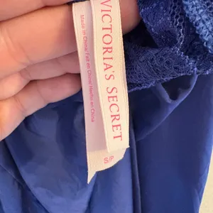 Victoria's Secret Navy‎ Blue Lace Trim Cami Slip Dress S/P thumbnail 5