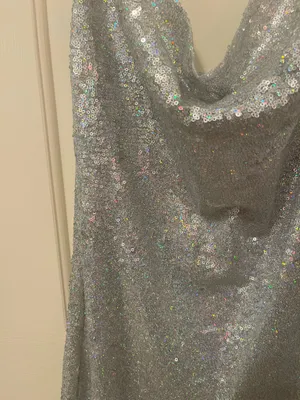 Lucy in the Sky Silver Sequin Dress thumbnail 2