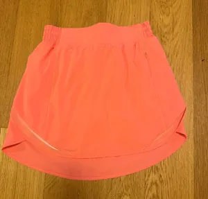 Lululemon Hotty Hot Coral Pink Athletic Skort thumbnail 1