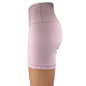 Aritzia Golden Pink High Waisted Yoga Workout Running Athletic Biker Shorts Sz 8 thumbnail 2