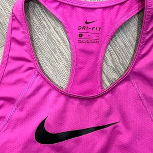 Nike Dri-Fit Womens Sz Small Hot Pink Tank Top Yoga Running thumbnail 2