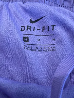 Nike Dri-FIT Tempo Lavender Purple Heathered Mid-Rise Running Shorts Medium thumbnail 7