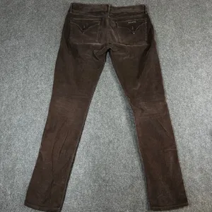 Hudson Collin Flap Skinny Jeans 29 Chocolate Brown Corduroy Low Rise Y2K Fall thumbnail 2