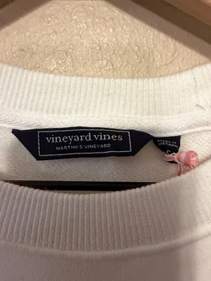 Vineyard Vines Crewneck Sweatshirt Nautical Flag Graphic Size Small NWT thumbnail 4