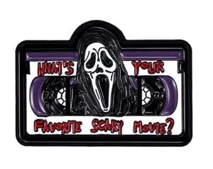 5/20$ Scream Ghost Face Ghostface Horror Kawaii Aesthetic Goth Enamel Pin thumbnail 1
