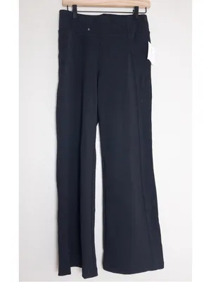 NWT Athleta Delancey Skyline Ankle Flare Pant M Black Stretch Tailored thumbnail 4