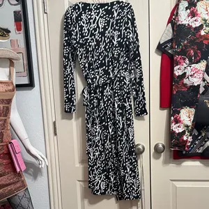 Diane‎ Von Furstenberg DVF x Target Sea Spots Midi Wrap Dress Minimalist Chic thumbnail 3
