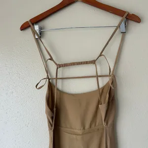 ASOS Tan Strappy Maxi Dress Size 8 thumbnail 10