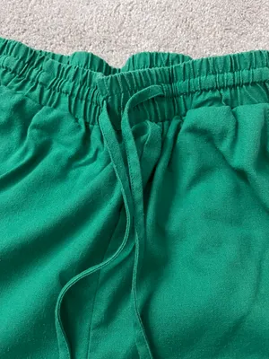Green Button-Up Shirt and Pants Outfit Set thumbnail 5