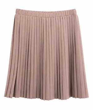 NWT! Max Studio Women’s Pleated Midi Skirt Blush Pink. Size: Large thumbnail 1