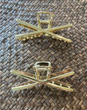 Gold Metal Hair Clip thumbnail 5