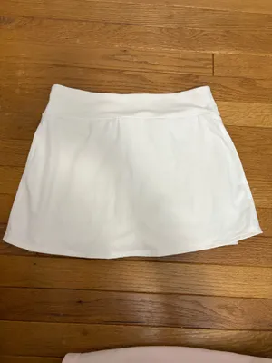 Nike White Tennis Skirt thumbnail 4