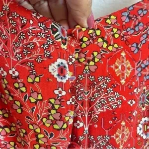 Anthropologie Abel the Label‎ Women’s Lola Red Hi-Low Maxi Dress Size XS thumbnail 6