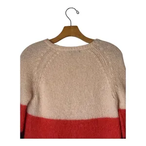 Anthropologie Needle Sweater Women Small Pink Louise Mohair Merino Wool‎ Knit thumbnail 5