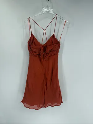 ANTHROPOLOGIE Twist-Front Slip Mini Dress-Size‎ 6 thumbnail 5