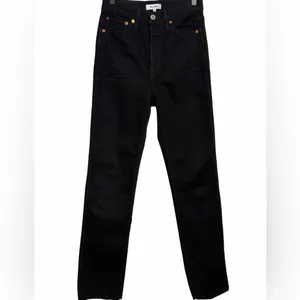 RE/DONE Black Straight Black Jet Jeans thumbnail 3
