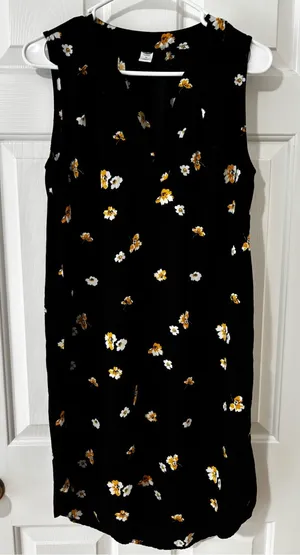 Old Navy Yellow Flower Dress thumbnail 1
