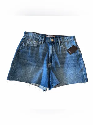 NWT $170 Joe's Raw Hem High Waist Relaxed Denim Shorts 30, DIXIE thumbnail 6