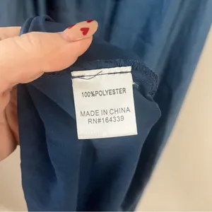 Petal & Pup Kamiya Blue Satin Strappy Back Maxi Dress 10 thumbnail 10