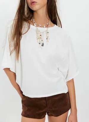NWT free people We The Free Next Level Tee sz s in clean ivory thumbnail 1