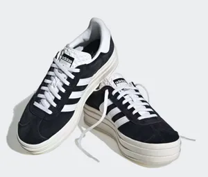 Adidas Gazelle Sneakers Black and White thumbnail 1