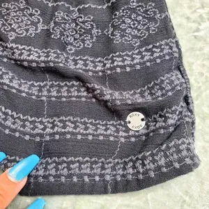 Roxy Black Sleeveless Embroidered Romper thumbnail 3