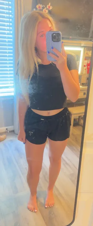 SheIn Black Flowy Butterfly Shorts thumbnail 1