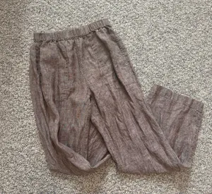Chicos Design Linen Pants thumbnail 1