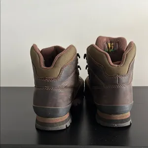 Timberland Women's Dark Brown Leather Boots Sz‎ 6.5 thumbnail 5