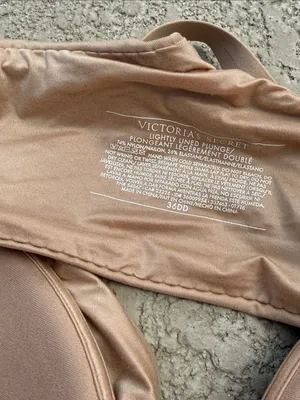 Victoria's Secret Seamless Beige T-Shirt Bra 36DD thumbnail 3