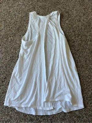 Lululemon White Tie Tank Top thumbnail 4