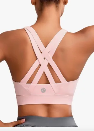 Pink Sports Bra Size M thumbnail 2