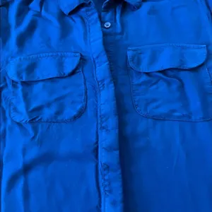 Tommy Hilfiger Royal Blue Long Sleeve Button Down Shirt Small thumbnail 4