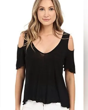 Free People Bittersweet Cold Shoulder Top* thumbnail 1